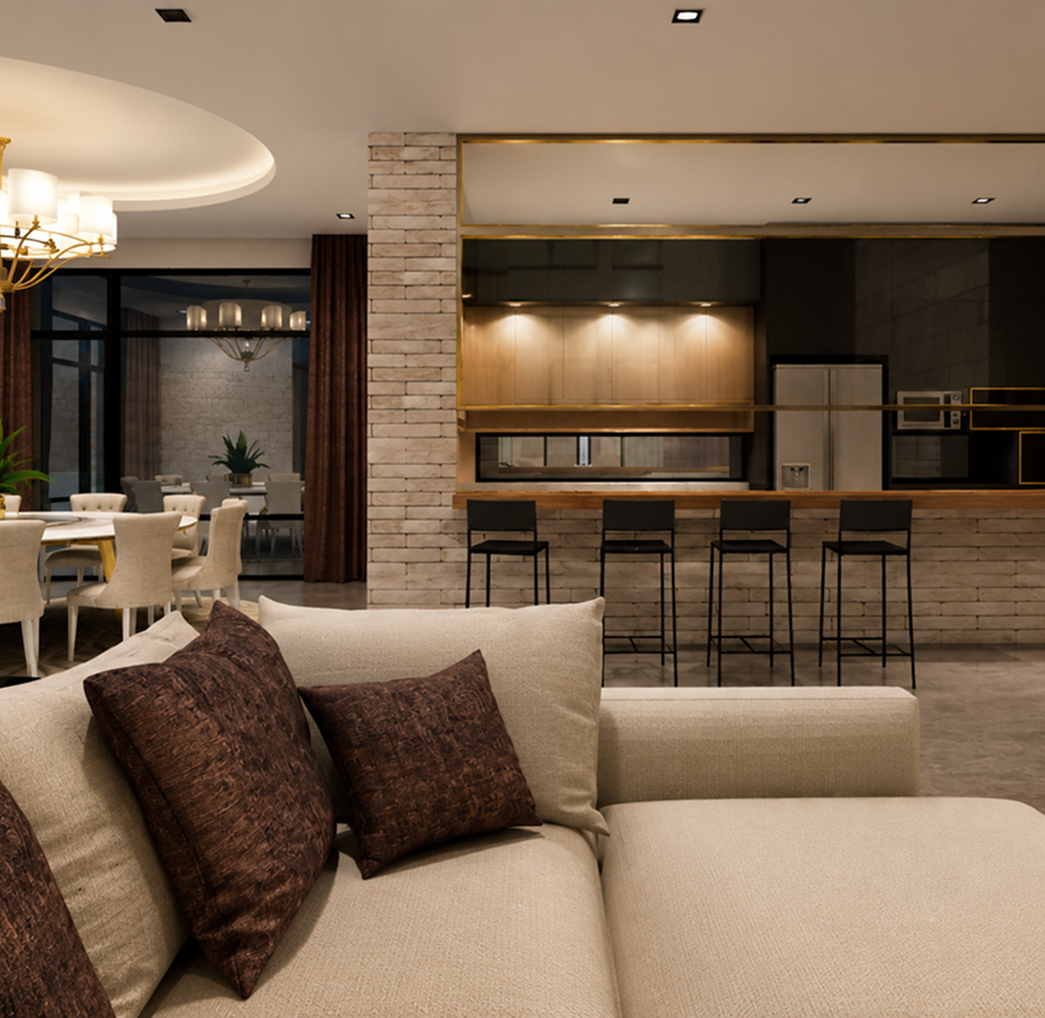 Living & Dining Areas